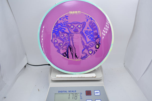 Wilderness Series Lemurgency - Neutron Hex - Blue/Purple Stamp - Nailed It Disc Golf